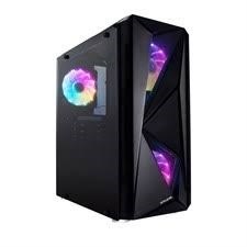 1stPlayer F4 (Black) FIREROSE series with 3 NON RGB Fans ATX/M-ATX Gaming Case