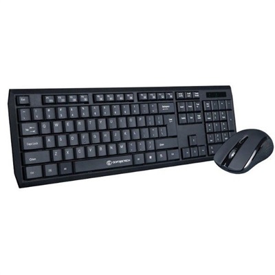 GoFreeTech GFT-S005V1 Black Wireless Keyboard and Mouse Combo