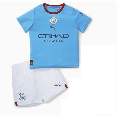 Manchester City 2022/23 Football Half Jersey and Shorts