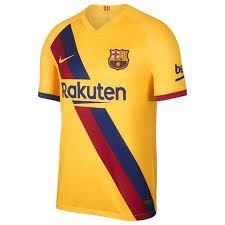 Barcelona Football Jersey and Shorts (Full Sleeves) for kids