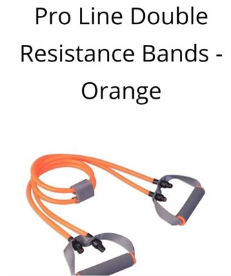 LIVEUP Pro Line Double Resistance Bands - Orange