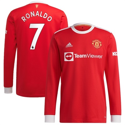 Manchester United Home Kit Full Sleeves for Adult 2021-2022