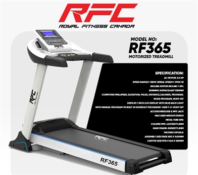 Royal Fitness Canada RF365 3.0HP AC