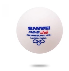 SANWEI ABS Club Table Tennis Ball 40+