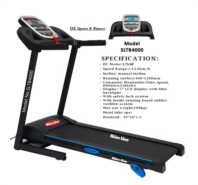 Slim line  SLTA4000 Treadmill 1.75 HP DC motor