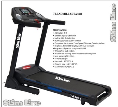 Slimline Treadmill TA4811