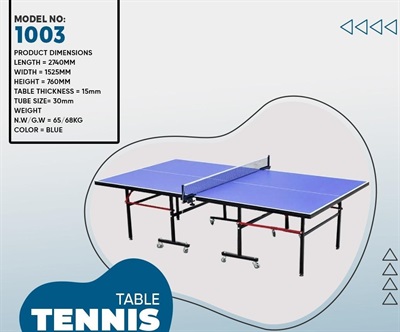 Slimline SL1003 Professional Table Tennis Table