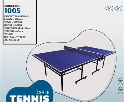 Slimline SL1005 Professional Table Tennis Table