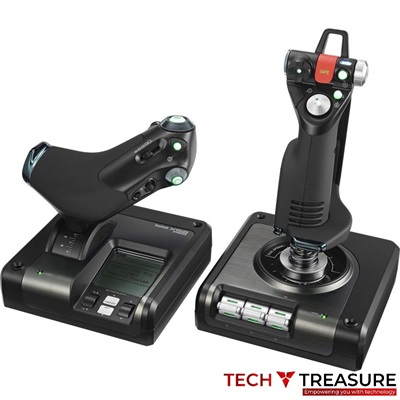 Logitech X52 Professional H.O.T.A.S. Part-Metal Throttle And Stick Simulation Controller