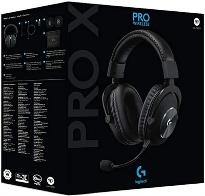 logitech G PRO X with Blue Voice DTS 7.1 Wireless Gaming Headset