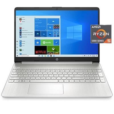 HP 15S-EQ2322AU AMD Ryzen™ 5 5500U Processor, 8GB Ram DDR4, 512GB SSD NVMe, AMD Radeon™ Graphics, 15.6" FHD (1920x1080), Windows 11, Natural Silver. 