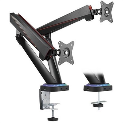 Twisted Minds LDT39-C024U Dual Monitors Spring-Assisted Pro Gaming Monitor Arm with USB