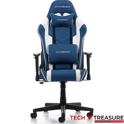 DXRacer PRINCE P132 Gaming Chair, Blue White, GC-P132-BW-F2-01