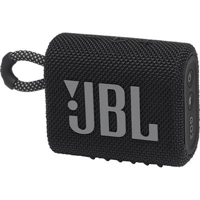 JBL Go 3 Portable Bluetooth Wireless Waterproof Speaker - Black