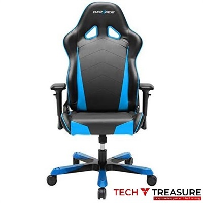 DxRacer OH/TS29/NB Sentinel and Tank Series Gaming Chair, Black and Blue