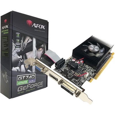 AFOX GT730 4GB 128bit DDR3 Low Profile PCI-E Graphics Card | AF730-4096D3L3
