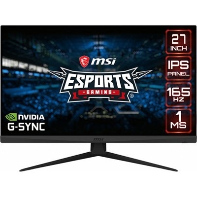 MSI Optix G273 Gaming Monitor 27" IPS 1ms 165Hz - NVIDIA G-SYNC Compatible, Frameless Design, FHD