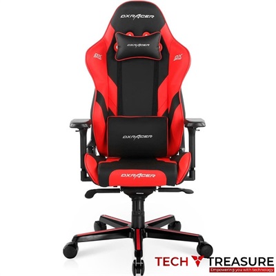 DXRacer G Series Gaming Chair - Black | Red, GC-G001-NR-C2-422