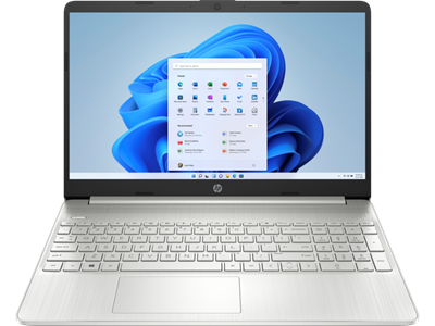 HP Laptop 15s-FQ5318TU Intel® Core™ i7-1255U 12th Generation, 8GB RAM DDR4, 512GB SSD NVMe, Intel® Iris® Graphics, 15.6" FHD (1920x1080) Backlit KB, Windows 11, Natural Silver.