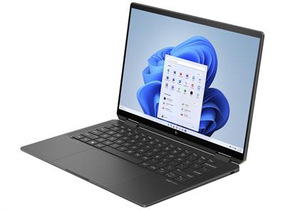 HP Spectre X360 2 in 1 EU0030ca Intel® Core™ Ultra 7 155H, 16GB Ram DDR5, 1TB SSD NVMe, Intel® Arc™ Graphics, 14" 3K (2880 x 1800) OLED Touch Screen, Finger Reader, Backlit KB, Windows 11, Nightfall Black.