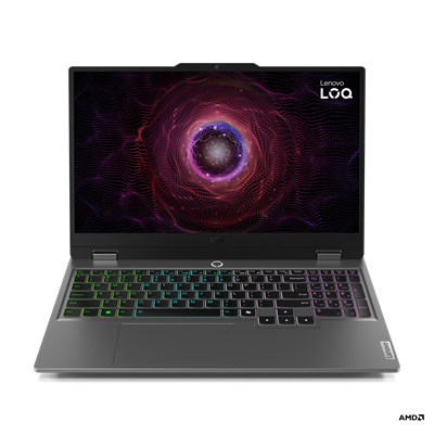 Lenovo LOQ 15ARP9 AMD Ryzen™ 7 7435HS Processor, 24GB Ram DDR5, 1TB SSD NVMe, NVIDIA® GeForce RTX 4060 8GB GDDR6 Graphics, 15.6" FHD (1920x1080) IPS 144Hz, Backlit KB, Free DOS, Luna Grey.