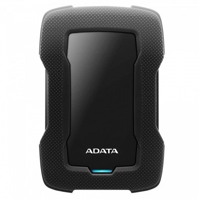 ADATA HD330 1TB AHD330-1TU31-CBK USB 3.1 Shock-Resistant Extra Slim External Hard Drive - Black