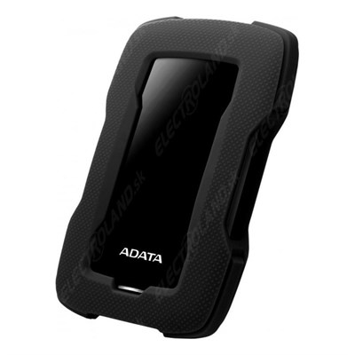 ADATA HD330 1TB AHD330-1TU31-CBK USB 3.1 Shock-Resistant Extra Slim External Hard Drive - Black