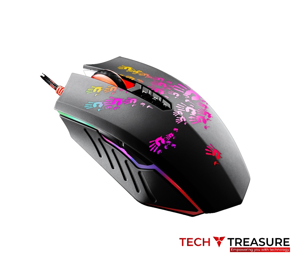 A4tech Bloody A60 Light Strike 6200 CPI Ultra Core Activated Drag Click Gaming Mouse