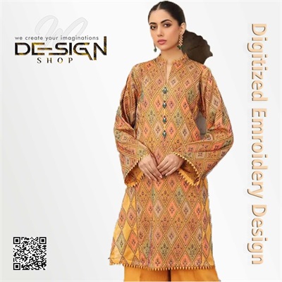 Download Embroidered Digitized Design Only