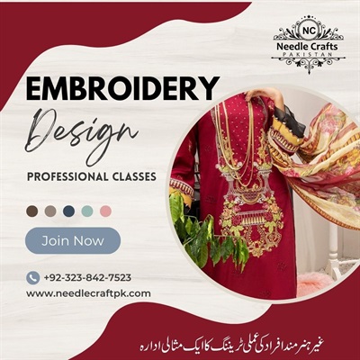 Wilcom Embroidery Digitizing Course I LIve & Online I Needle Crafts Pakistan