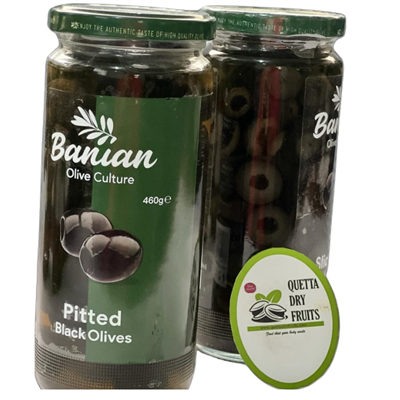 Buy Sliced Black Olives 460g Online in Pakistan | Premium Quality - Quetta Dry Fruits