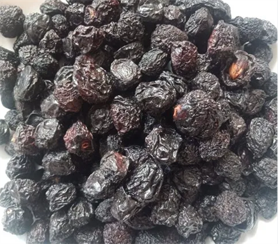 Sun Dried Organic Dried Black cherry | Sun-Dried Organic Black Cherries | Premium Dried Black Cherry