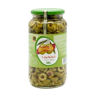 Irani Olives Slice | Green Olives for Pizza Toppings and Eating with seeds 640g - Buy olives Online at Best Price in Pakistan