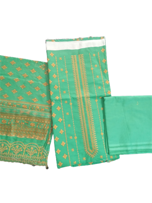 Bin Saeed Embroidered Lawn 3 Piece