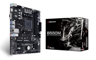 Biostar B550MH Micro ATX AMD AM4 Motherboard
