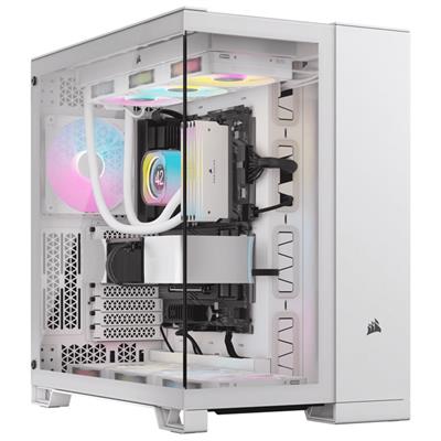 Corsair 6500X Mid-Tower Dual Chamber ATX Case - White