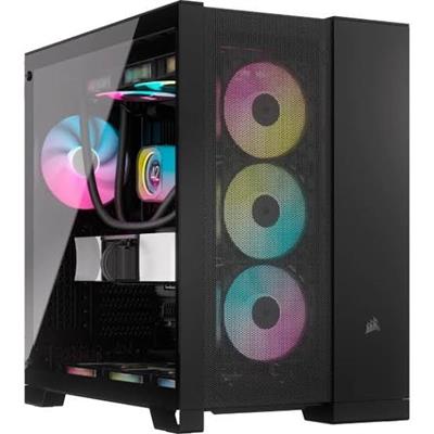 Corsair 6500D Airflow Mid-Tower Dual Chamber ATX Case - Black