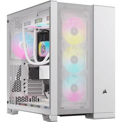 Corsair 6500D Airflow Mid-Tower Dual Chamber ATX Case - White