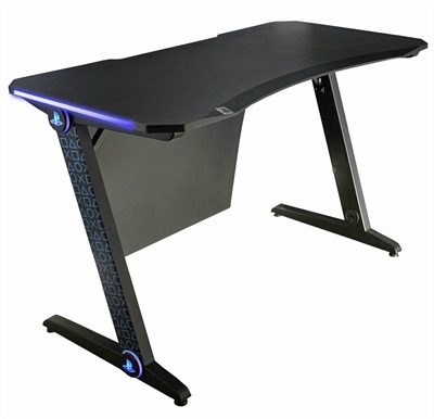 X Rocker Official PlayStation Borealis Gaming Desk with LED Lighting