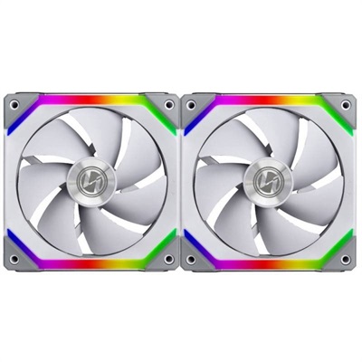 (Color Options) Lian Li UNI Fan SL140 2 Pack with Controller ARGB 140mm LED PWM Daisy-Chain - Free Delivery
