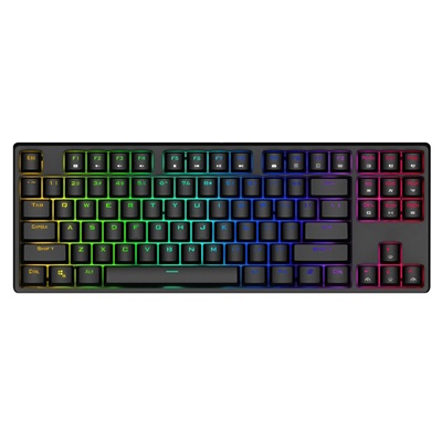 1st Player LANG MK8 87 Keys RGB Mechanical Gaming Keyboard (Brown Switches)