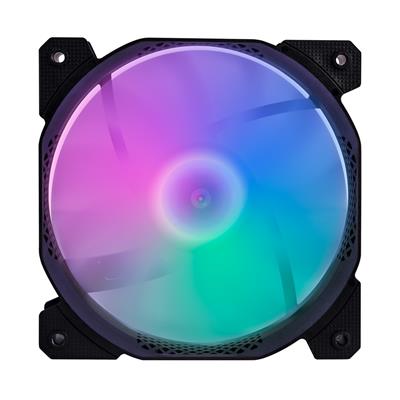 1st Player F2-BK-3in1 PC Case Fan 120mm, 3 Pack, Black