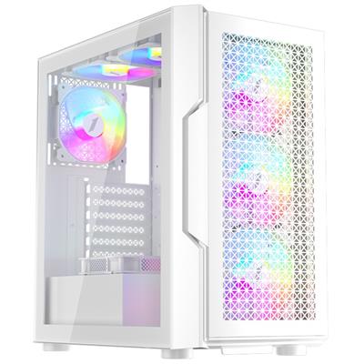 1st Player T7 ARGB Mid-Tower ATX Gaming Case - White