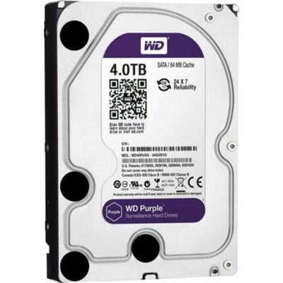 WD Purple 4TB Surveillance Hard Drive - SATA 3.5"