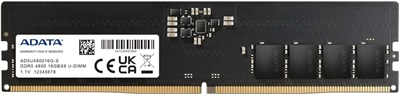 Adata 16GB (1x16GB) 4800MHz C40 DDR5 U-DIMM Desktop Memory