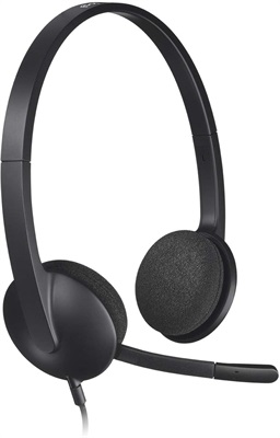 Logitech H340 USB PC Headset with Noise-Canceling Mic