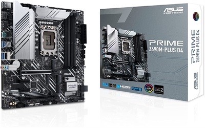 ASUS Prime Z690M-Plus D4 Intel 12th Gen microATX Motherboard
