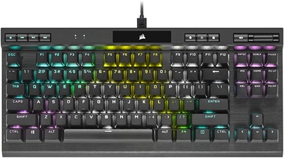 Corsair K70 RGB TKL Champion Series Mechanical Gaming Keyboard - Cherry MX Speed
