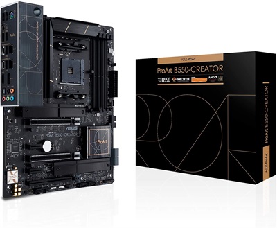 Asus ProArt B550-CREATOR AMD AM4 ATX Motherboard