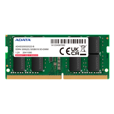 Adata Premier 16GB (1x16GB) 3200MHz C22 DDR4 SO-DIMM Laptop Memory